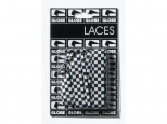 Globe Flat Lace White/Black Check