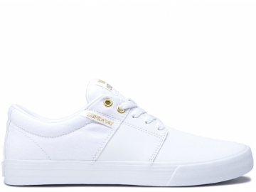 Supra Stacks Vulc II White/Gold White (imagine principala)