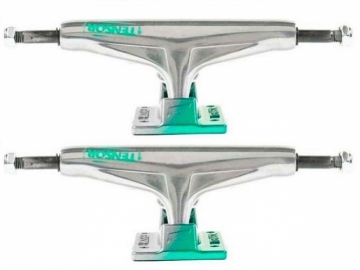Tensor Aluminum Stencil Mirror 5.25 Raw/Green Fade (imagine principala)