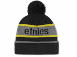 Etnies Stencil Pom Beanie Black/Yellow (thumb #0)