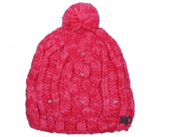 Roxy Shooting Star Pom-Pom Beanie Teaberry (imagine principala)