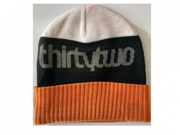ThirtyTwo Double Beanie Orange/Grey/Black (imagine principala)