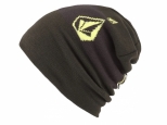 Volcom Deadly Stones Beanie Black Green (thumb #1)