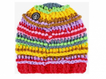 Volcom Raw Crochet Beanie Red (thumb #1)
