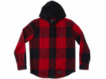 DC Ruckus Long Sleeve Shirt Black/Red/Black (thumb #2)