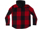 DC Ruckus Long Sleeve Shirt Black/Red/Black (thumb #3)