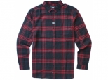 Globe Dock LS Shirt Red (thumb #0)