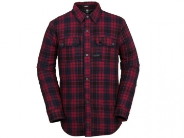 Volcom Sherpa Flannel Jacket Red (imagine principala)