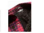 Volcom Sherpa Flannel Jacket Red (thumb #2)
