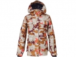 DC Liberate Snow Jacket Woodland Camo Overcast