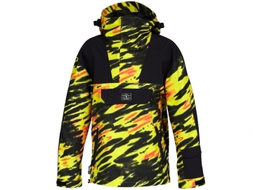 DC Men's DC-43 Anorak Snow Jacket Angled Tie Dye Sulphur Spring (imagine principala)