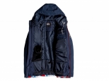Quiksilver Mission Block Snow Jacket Flame Scarlet Money Time (thumb #1)