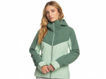 Roxy Free Jet Block Snow Jacket Dark Forest (thumb #0)