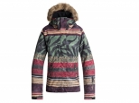 Roxy Jet Ski SE Snow Jacket True Black Wild Ethnic (thumb #0)