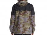 DC Wreckin Water Resistant Anorak Woodland Camo Castlerock (thumb #1)