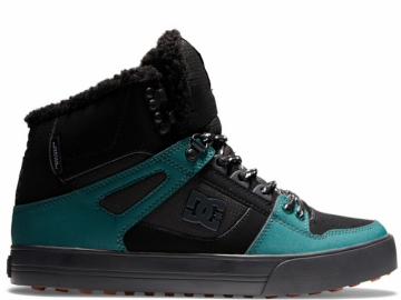 DC Pure High Top WC WNT Black/Black/Green (imagine principala)