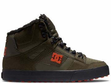 DC Pure High Top WC WNT Dusty Olive/Orange (imagine principala)