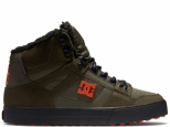 DC Pure High Top WC WNT Dusty Olive/Orange
