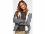 Billabong Essential Sherpa Zip Hoodie Off Black (thumb #0)