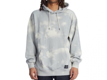 DC New School Hoodie Lily White Halftone Smoke (imagine principala)