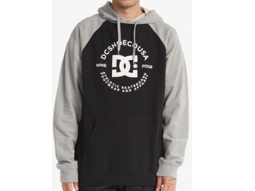 DC Star Pilot Hoodie Black/Grey Heather (imagine principala)