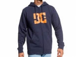 DC Star Zip-Up Hoodie Black Iris/Orange Popsicle (thumb #0)