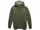 Etnies Summit Sherpa Zip Hoodie Olive (thumb #0)