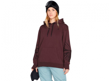 Volcom Costus Pullover Fleece Black Plum (imagine principala)