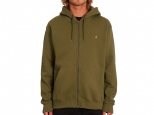 Volcom Extends Full Zip Fleece Service Green (thumb #0)