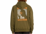 Volcom Extends Full Zip Fleece Service Green (thumb #1)
