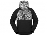 Volcom Hydro Riding Hoodie Black White (thumb #0)