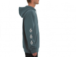 Volcom Iconic Stone Hoodie Dark Slate (thumb #1)