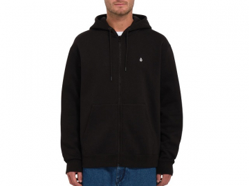 Volcom Single Stone Zip Hoodie Black (imagine principala)