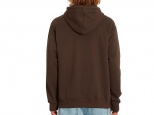 Volcom Single Stone Zip Hoodie Dark Brown (thumb #1)