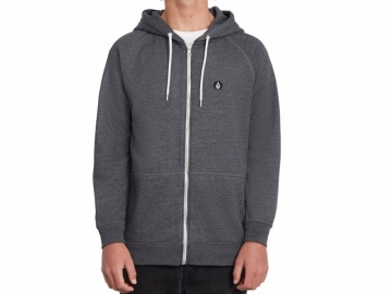 Volcom Timesoft Zip Hoodie Black (imagine principala)