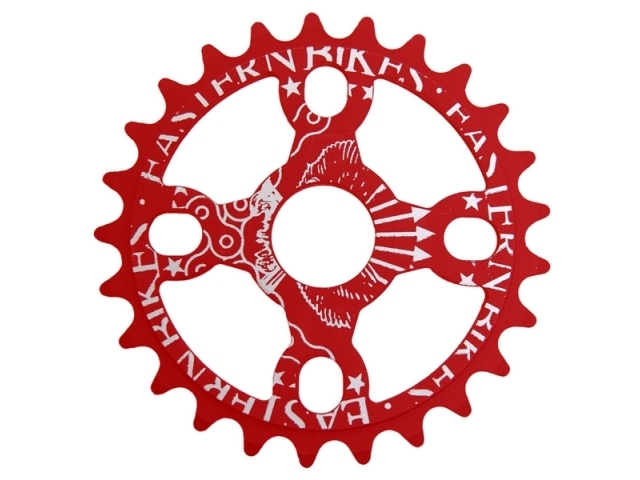 Foaie Eastern Bikes Medusa Light Red 23 T