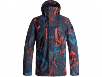 Quiksilver Mission Printed Mandarin Red Quiksilver Mission Printed Mandarin Red