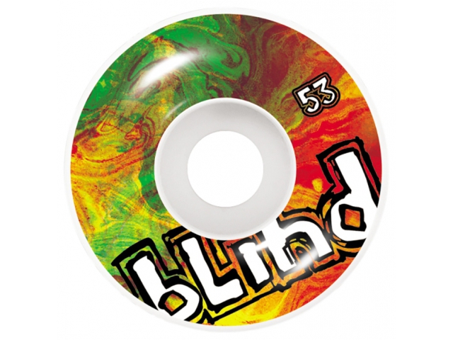 Roti skate Blind Trippy OG White/Rasta 53mm