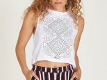 Element Random Crop Tank White (thumb #0)