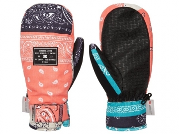 DC Franchise Ws Snowboard Mittens Multi Bandana (imagine principala)