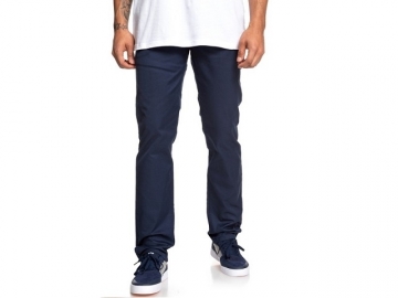 DC Worker Slim Fit Chinos Black Iris (imagine principala)
