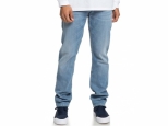 DC Worker Straight Fit Jeans Light Indigo Bleach (thumb #0)