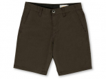 Volcom Frickin Modern Stretch Short 19 Rinsed Black