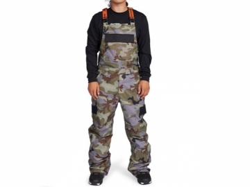 DC Docile Bib Snow Pants Woodland Camo Castlerock (imagine principala)
