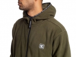 DC Shepton Hodded Zip-Up Fleece Fatigue Green (thumb #2)