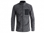 Quiksilver Butter Technical Zip Up Fleece Black Heather (thumb #0)