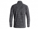 Quiksilver Butter Technical Zip Up Fleece Black Heather (thumb #1)