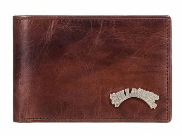 Billabong Arch ID Leather Wallet Chocolate (imagine principala)
