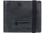 Element Strapper Leather Wallet Black
