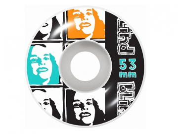 Blind Psychedelic Multi Girl 52 mm White (imagine principala)